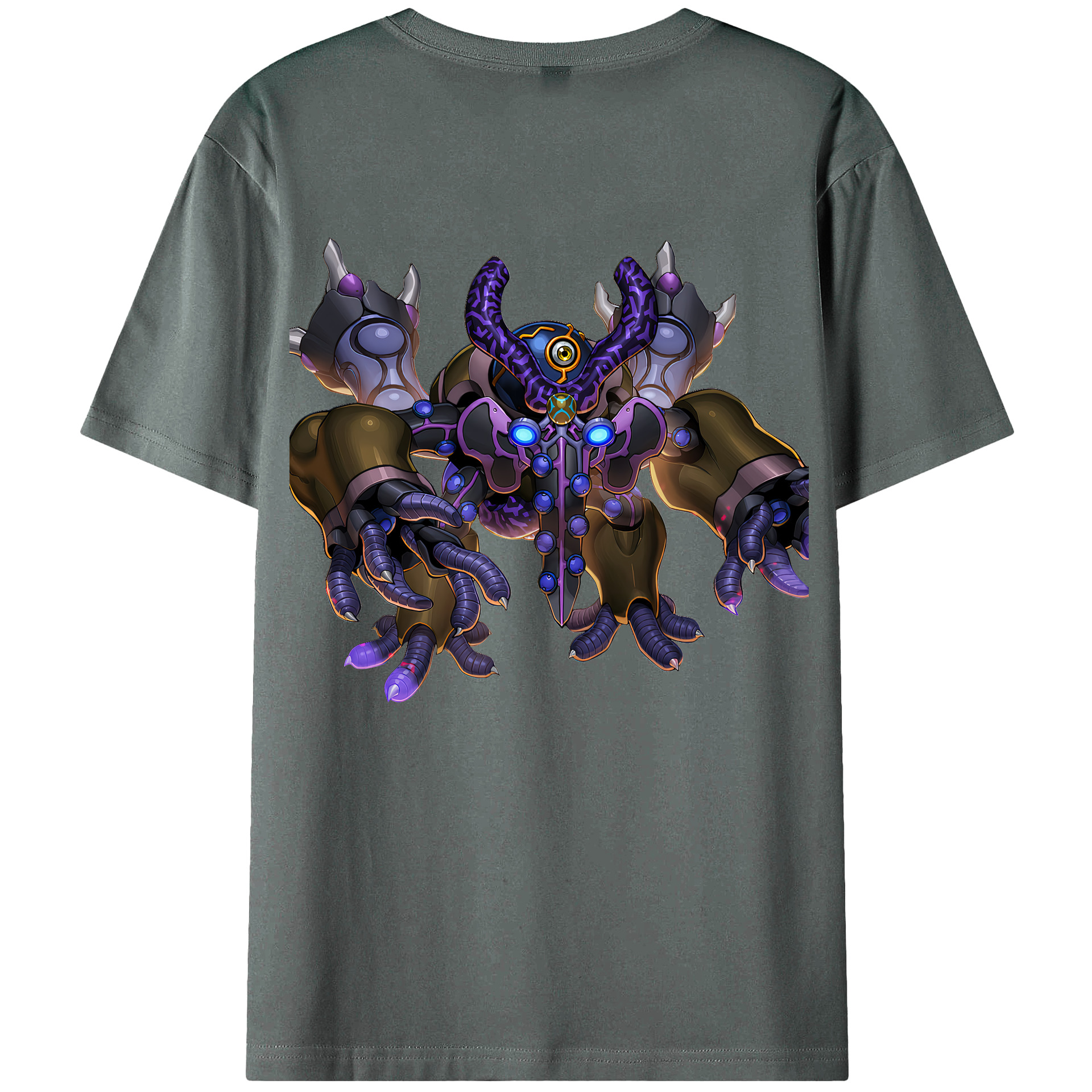 （画像用） 遊☆戯☆王 Yu-Gi-Oh! 綿100％ メンズ半袖Tシャツ（バックプリント） 通気性